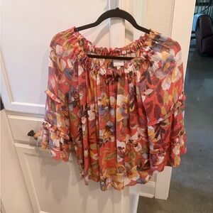 Zac & Rachel Multicolor Floral Blouse